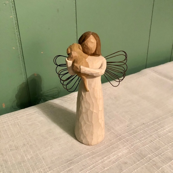 Demdaco Other - Willow Tree Angel Of Friendship With Puppy Susan Lordi Vintage 1999 Demdaco